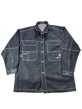 Revolution Men's Dark Indigo Denim Shirt Jacket